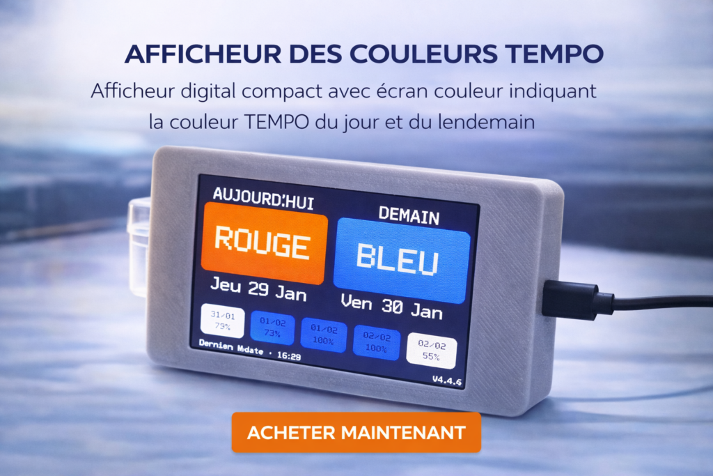 Boitier TEMPO EDF - Afficheur digital pour la couleur TEMPO-OLD auto draft